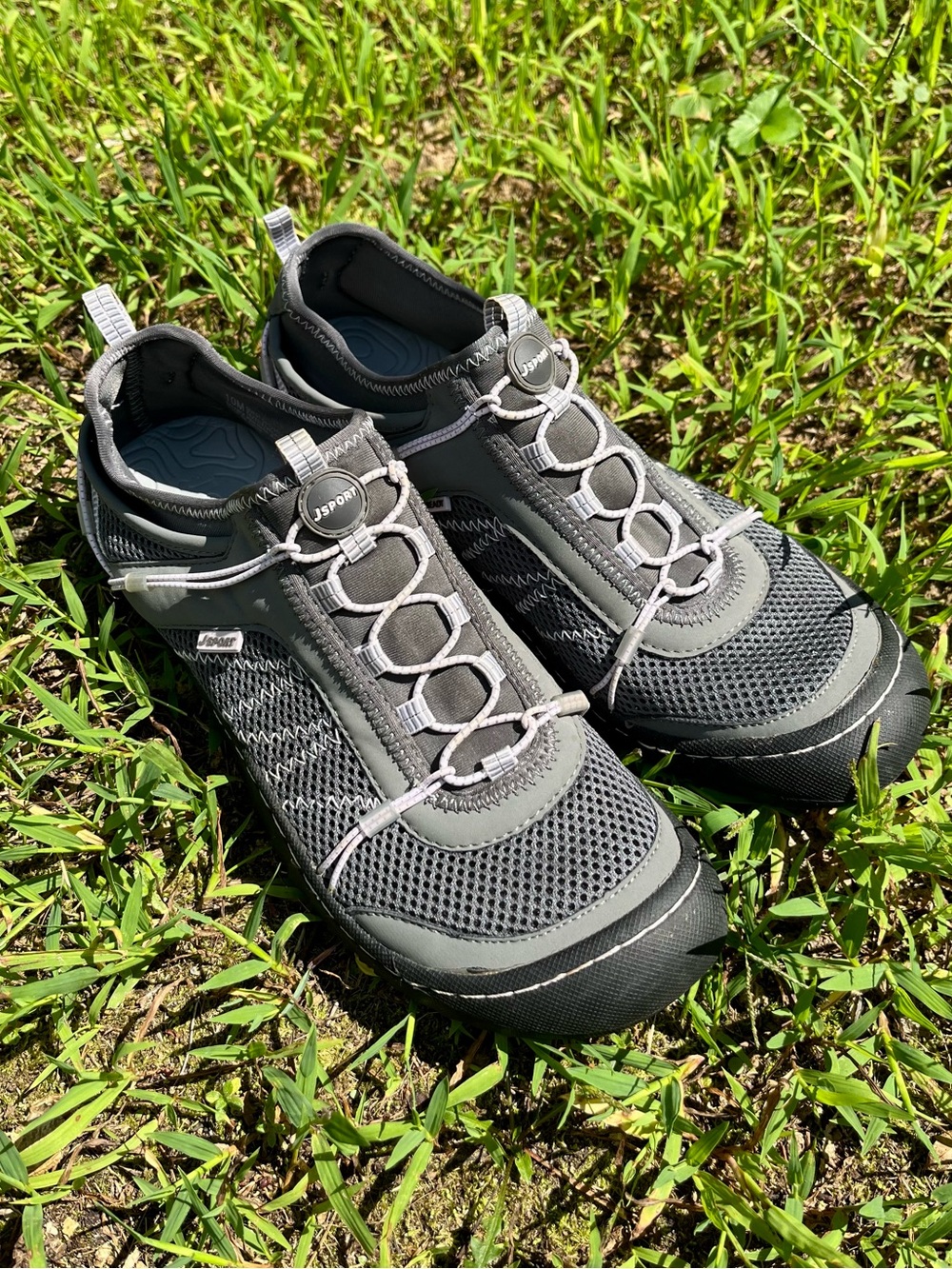 JSport Jambu Nylon Mesh Water Shoes Size 10M Gray Pink Gorpcore Granola Sporty